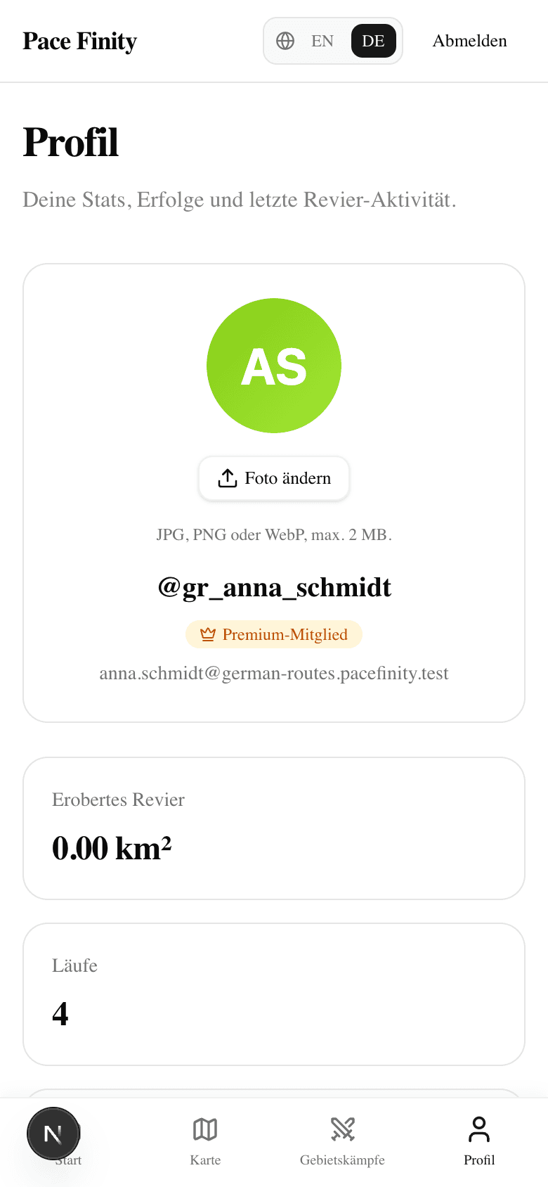 Profile & stats